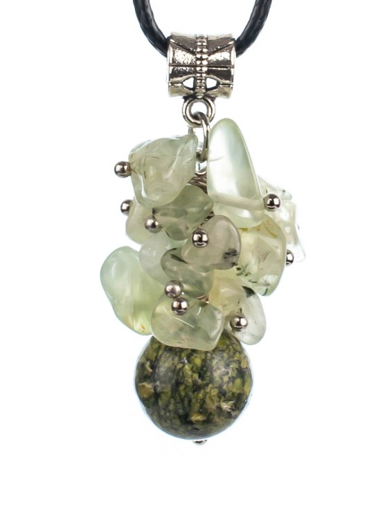 Кулон из празиолита "Мелодия" 01-724