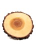 Доска сервировочная из дерева ива d 16-17 см, толщина 15-16 мм ПС-001