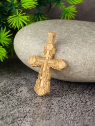 Православный крест из дерева 50х30 мм 52-020