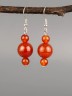 Серьги из сердолика "Дарина" с8814