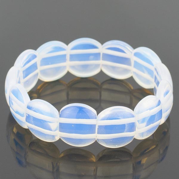 Браслет Лунный камень "Лилу" арт. бНЛК-3(18-13)-17-1