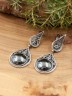 Серьги из гематита "Анжелика" сг-237-ГМ