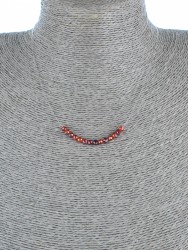 Колье с кубическим цирконием "Нежность" 01-510