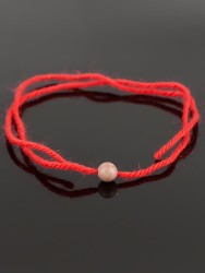 Браслет-оберег "Красная нить" родонит бп10985