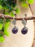 Серьги из аметиста "Верба" сг-044-АМ