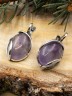 Серьги из аметиста "Юрмала" сг-078-АМ1