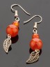 Серьги из сердолика "Сантия" с8736