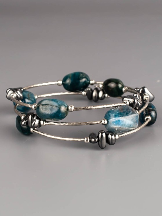 Браслет из апатита "Настроение" 02-1089