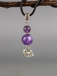 Кулон из аметиста "Стильная штучка" 01-1325