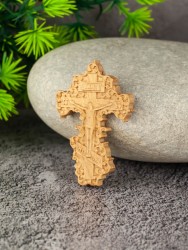 Православный крест из дерева 50х30 мм 52-023