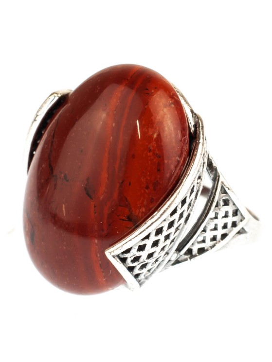 Кольцо из яшмы "Вернисаж" кг-075-ЯК