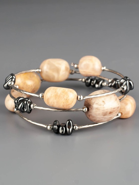 Браслет из гелиолита "Настроение" 02-1090