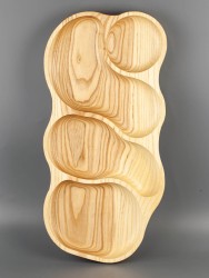 Менажница из дерева ясень 19х39 см 54-173