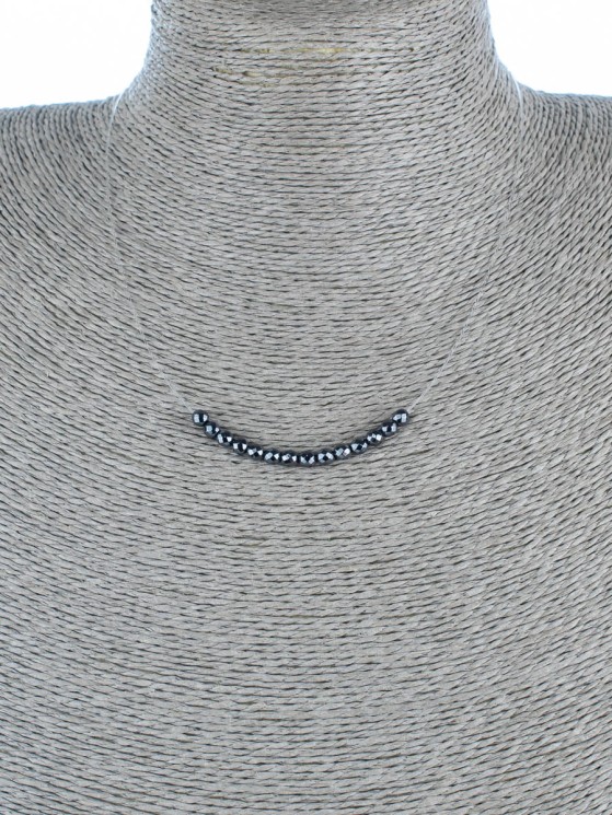 Колье с гематитом "Нежность" 01-513