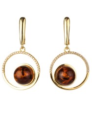 Серьги из янтаря "Балтия" с9297