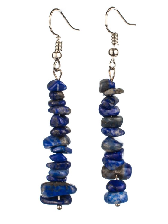 Серьги из лазурита "Забава" 03-1441