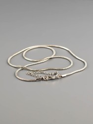 Цепочка для кулона с родиевым покрытием ШН-074