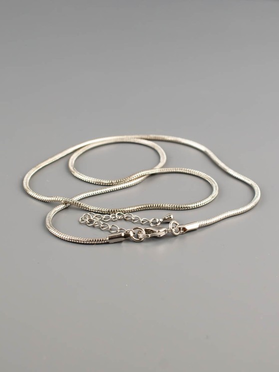 Цепочка для кулона с родиевым покрытием ШН-074