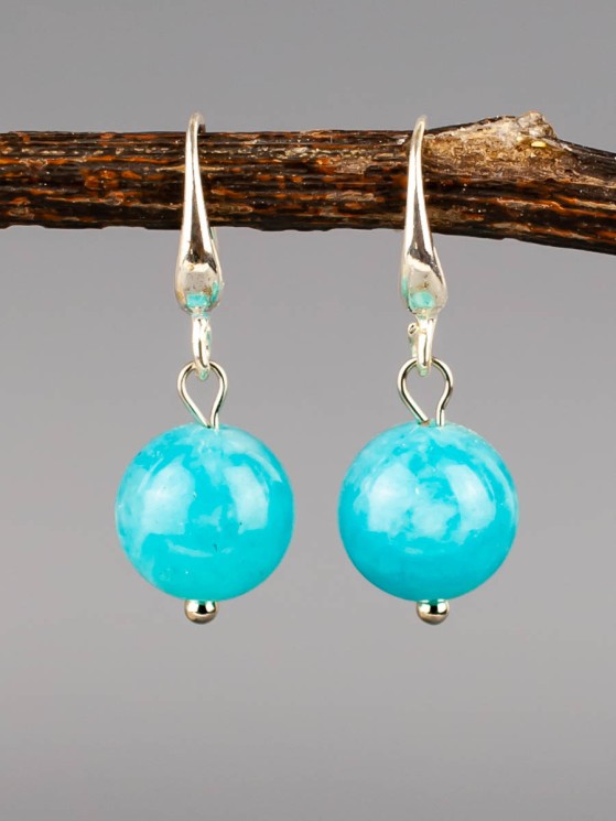 Серьги из кварца "Классик 10" 03-1699