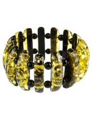 Браслет из им. янтаря "Рондо" 02-1029