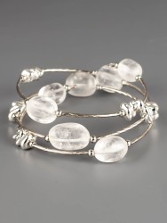 Браслет из горного хрусталя "Настроение" 02-1092