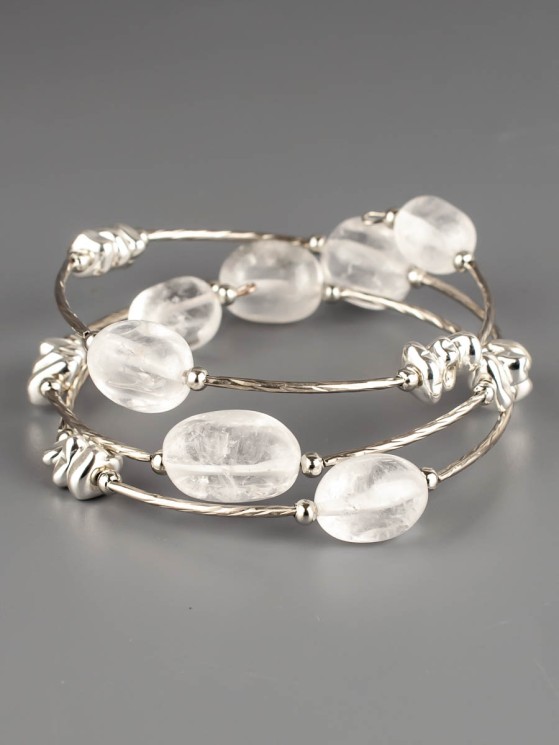 Браслет из горного хрусталя "Настроение" 02-1092