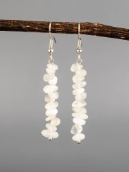 Серьги из адуляра "Забава" 03-1640