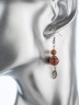 Серьги из авантюрина "Сантия" с8740