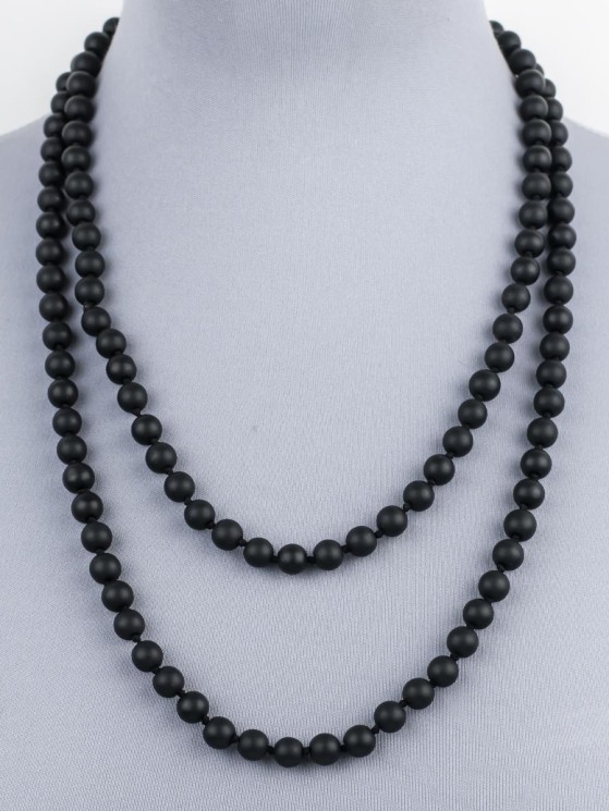 Бусы "Классика 8" шунгит П9234