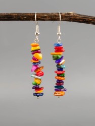 Серьги из перламутра "Забава" 03-1670