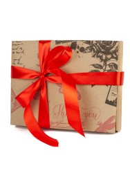 Набор для упаковки подарка - подарочная коробка 17х21,5х3 см 1 шт. УП-306