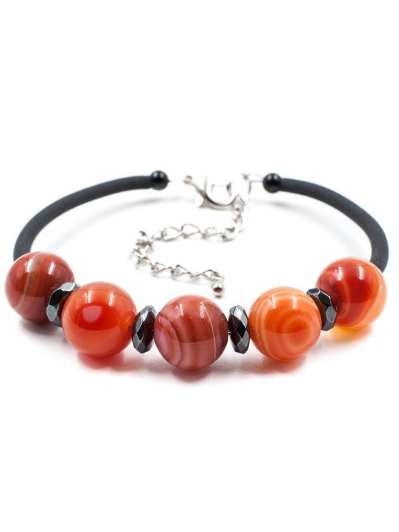 Браслет из сердолика "Маранта" бп12122