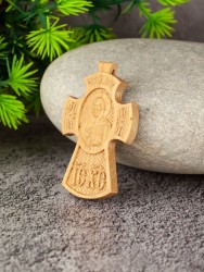 Православный крест из дерева 50х30 мм 52-026