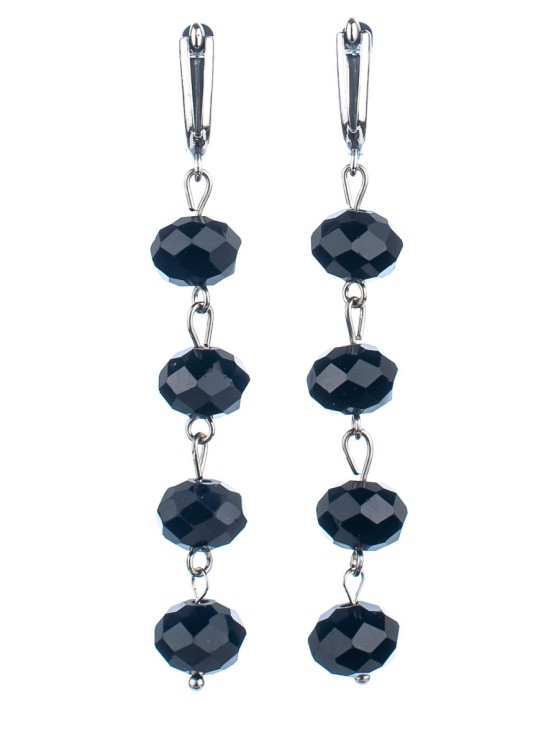 Серьги из хрусталя "Ручеёк" 03-1468