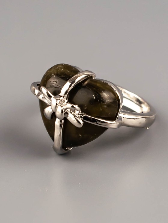 Кольцо из лабрадора "Радость" 04-687