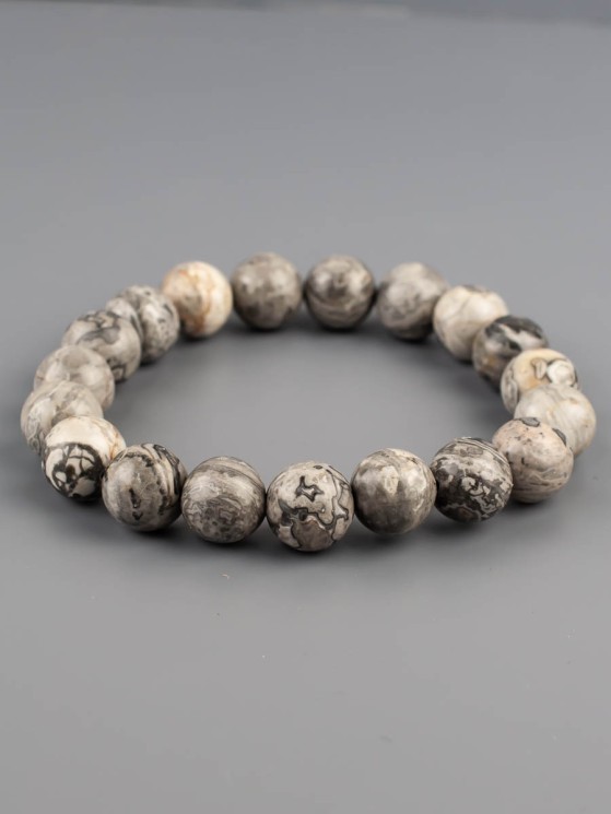 Браслет из яшмы "Классика 12" бп12599