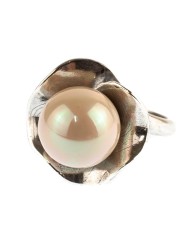 Кольцо из жемчуга майорка "Аксон" кг-039-ЖММР