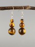 Серьги из тигрового глаза "Дарина" с9327
