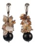 Серьги из агата "Мелодия" 03-1256