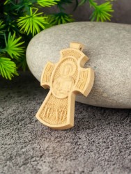 Православный крест из дерева 50х30 мм 52-027