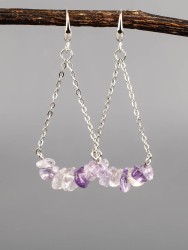 Серьги из аметрина "Атлантида" 03-1671