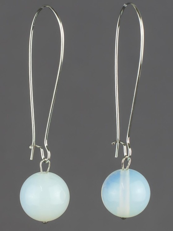 Серьги "Феличита" лунный камень нс-8292