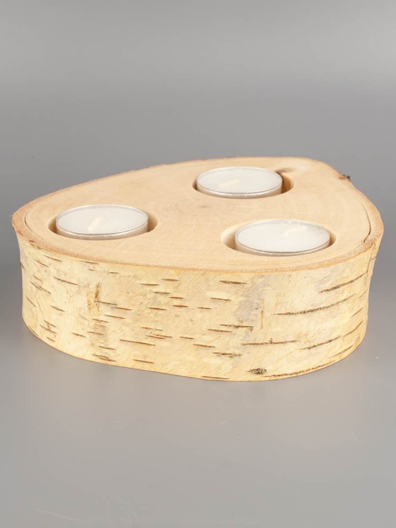 Подсвечник деревянный ТВ-101