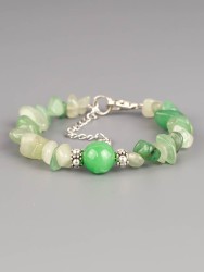 Браслет из нефрита "Орбита" 02-1112