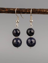 Серьги из авантюрина "Восток" 03-1704