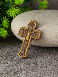 Православный крест из дерева 50х30 мм 52-029