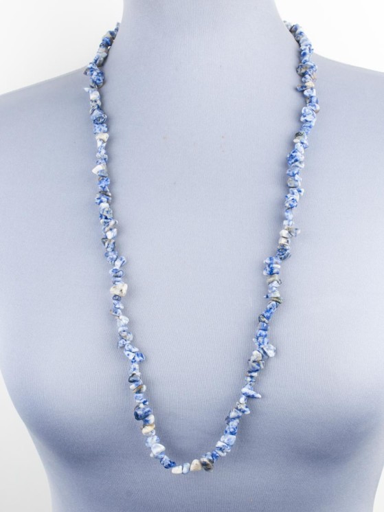 Бусы из содалит "Забава" П10708