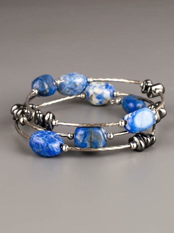 Браслет из лазурита "Настроение" 02-1097