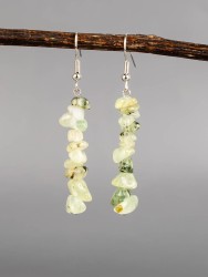 Серьги из пренита "Забава" 03-1645