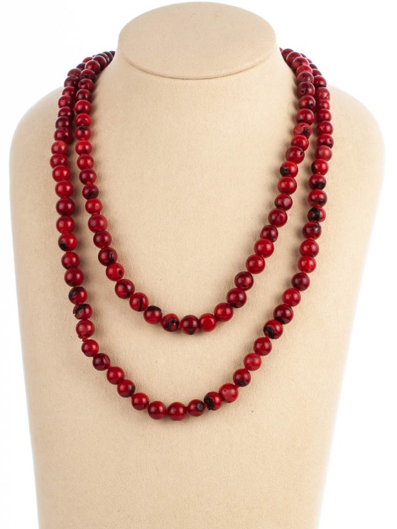 Бусы из коралла "Коралловый риф" 01-671